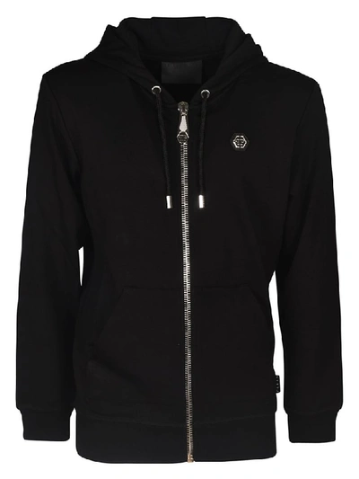 Shop Philipp Plein Skull Hoodie In Black