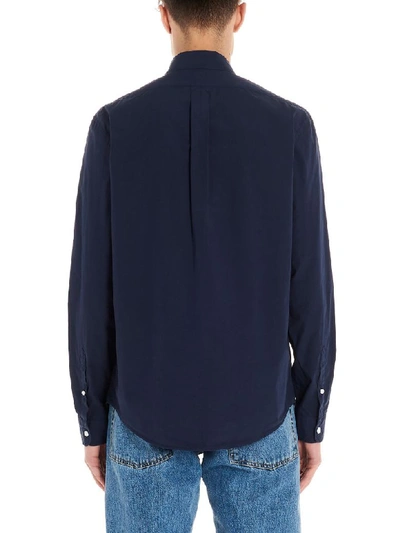 Shop Kenzo Tiger Crest Shirt In Blue