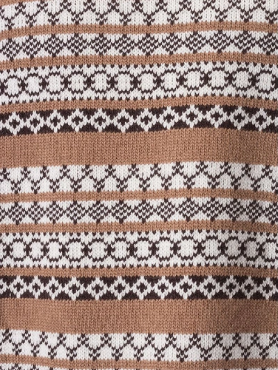 Shop Prada Patterned Sweater In Multicolor