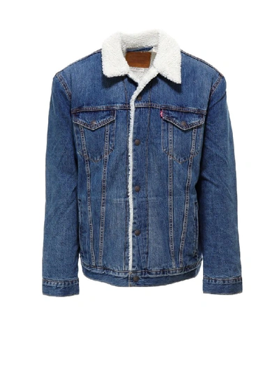 Shop Levi's Jacket In Blue