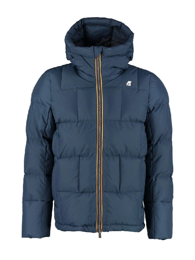 K-way Anthime Heavy Thermo Igloo Down Jacket In Blue | ModeSens