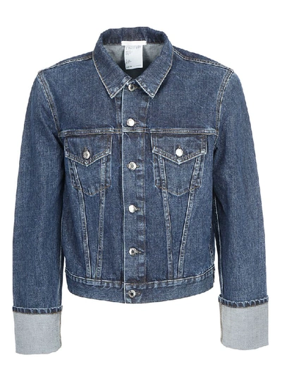 Shop Helmut Lang Denim Jacket In Dark Stone Wash