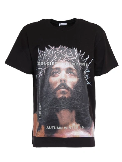 Shop Ih Nom Uh Nit Jesus Print T-shirt In Black