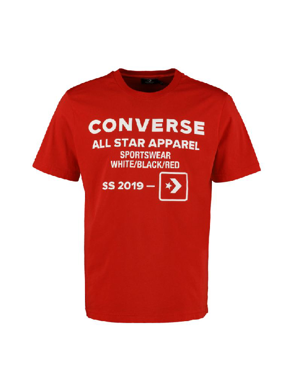 converse red t shirt
