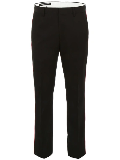 Shop Calvin Klein Trousers With Side Band In Colori Misti (black)