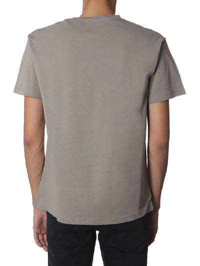 Shop Raf Simons Slim Fit T-shirt In Grigio