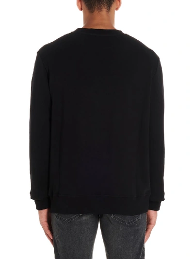 Shop Balmain Sweatshirt In Black & White