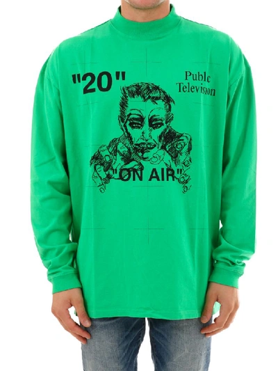 Off white hotsell public television sweatshirt