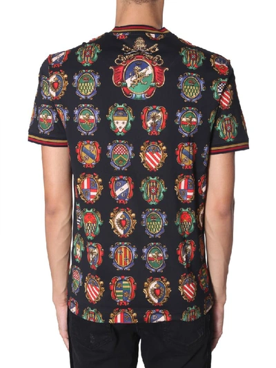 Shop Dolce & Gabbana Round Neck T-shirt In Multicolor