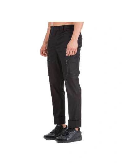 Shop Neil Barrett Larry Trousers In Black