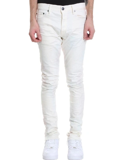Shop John Elliott The Cast Jeans In White Denim
