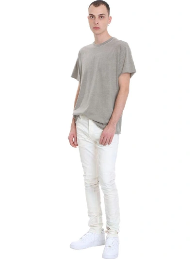 Shop John Elliott The Cast Jeans In White Denim