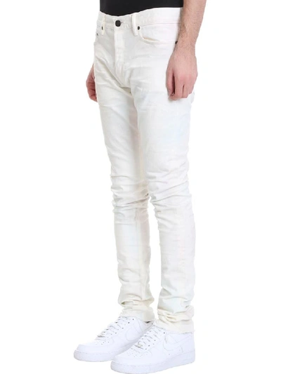 Shop John Elliott The Cast Jeans In White Denim