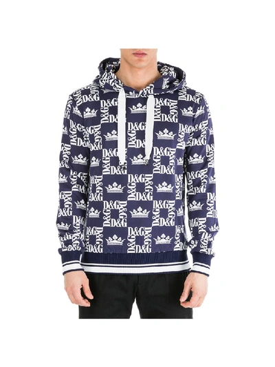 Shop Dolce & Gabbana Oslo Hoodie In Blu