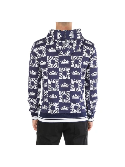 Shop Dolce & Gabbana Oslo Hoodie In Blu