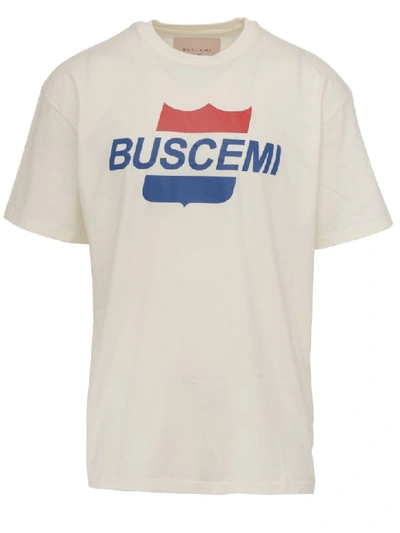 Shop Buscemi T-shirt In White
