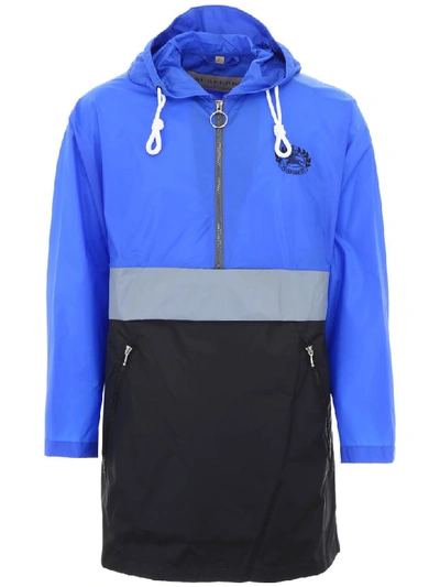 Shop Burberry Lakebridge Jacket In Sapphire Blue (blue)