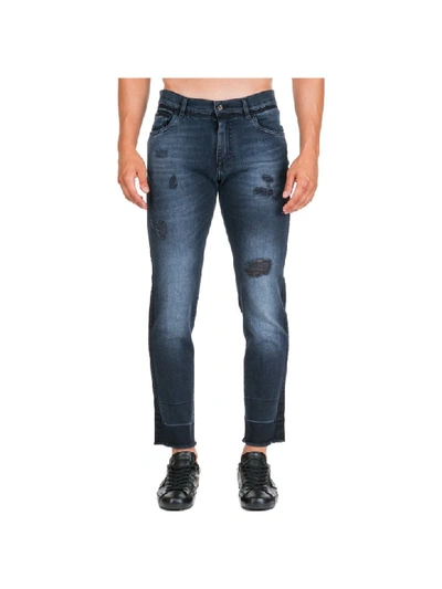 Shop Dolce & Gabbana Teddy Bear Jeans In Blu