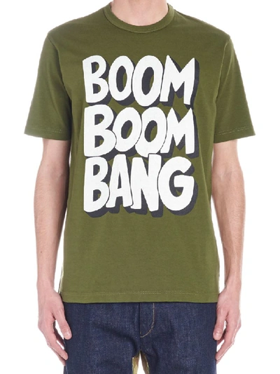 Shop Junya Watanabe Boom Boom Bang T-shirt In Green