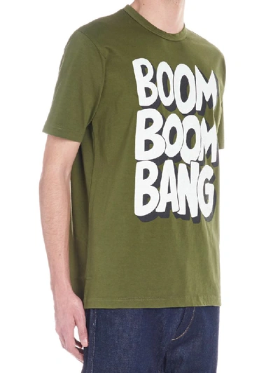 Shop Junya Watanabe Boom Boom Bang T-shirt In Green