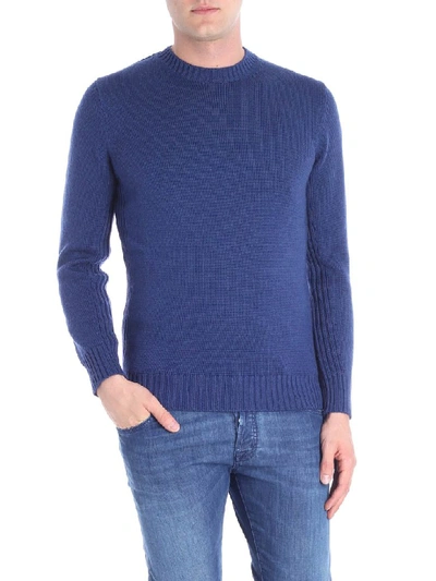 Shop Kangra Merino Wool Extrafine Sweater In Blue