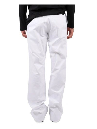 Shop Raf Simons White Trousers