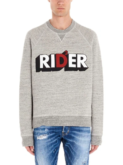 Shop Dsquared2 Rider Sweatshirt In Grey