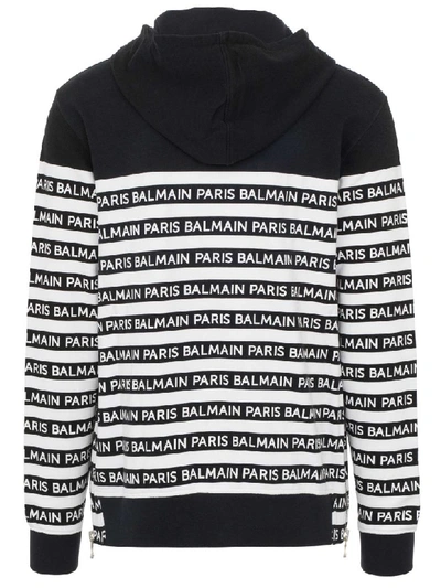 Shop Balmain Paris Sweatshirt In Multicolor