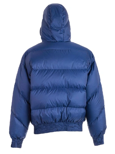 Shop Ienki Ienki Hooded Padded Jacket In Blue Ink
