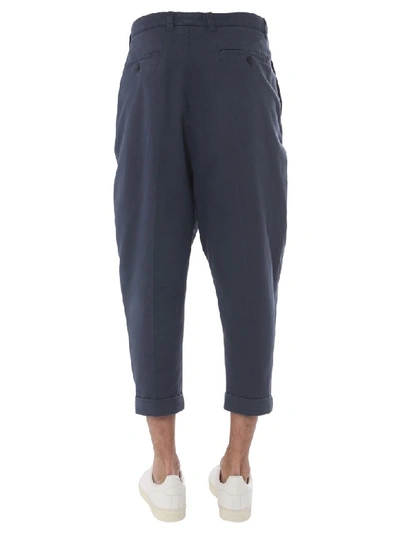 Shop Ami Alexandre Mattiussi Oversize Fit Trousers In Blu