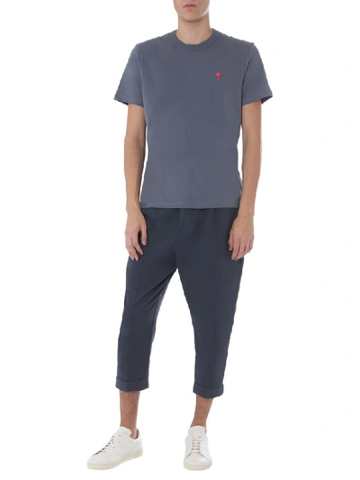 Shop Ami Alexandre Mattiussi Oversize Fit Trousers In Blu