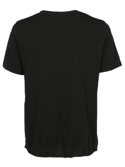 Shop Saint Laurent Palm T-shirt In Noir/argent