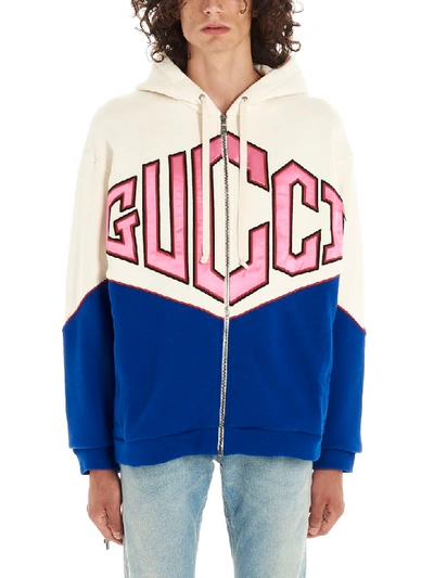 Shop Gucci Hoodie In Multicolor