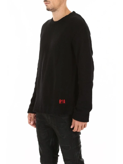 Shop Rta Pullover With Embroidery In Nightvision (blue)