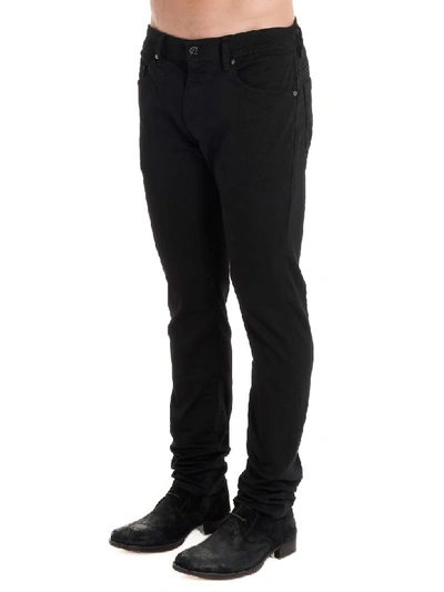 Shop Diesel Thommer Jeans In Black