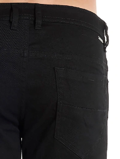 Shop Diesel Thommer Jeans In Black