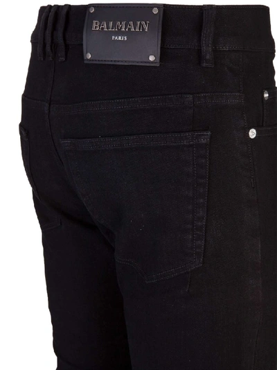 Shop Balmain Paris Jeans In Black