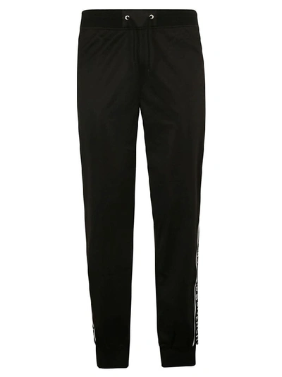 Shop Givenchy Logo Stripe Track Pants In Black