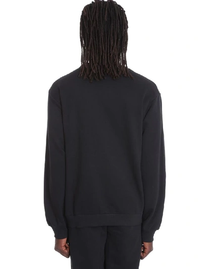 Shop Fila Hector Sweatshirt In Black Cotton