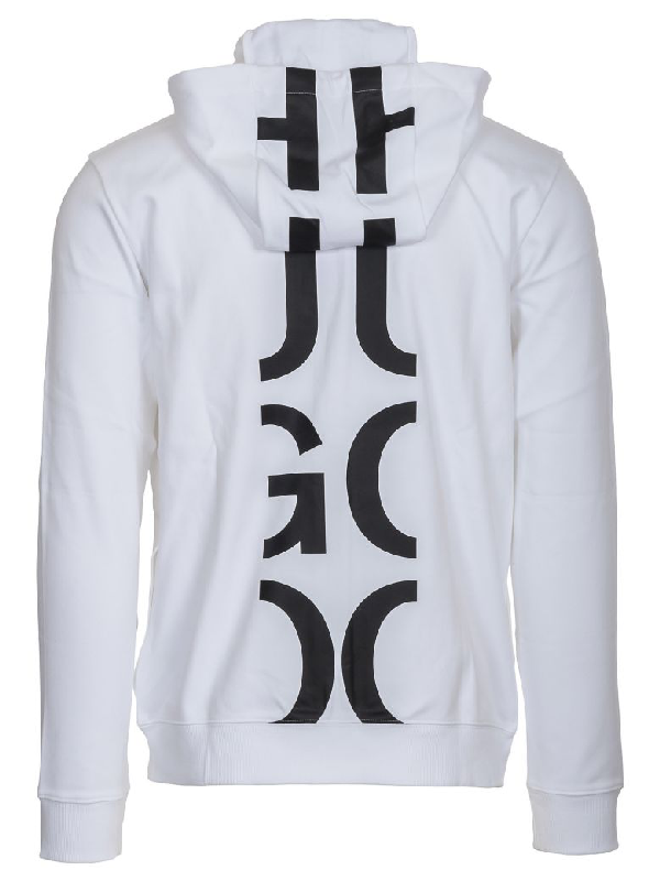 Hugo Boss Hugo Dondy Sweatshirt In White | ModeSens