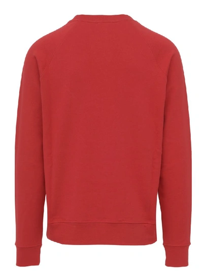 Shop Balmain Paris Sweatshirt In Red