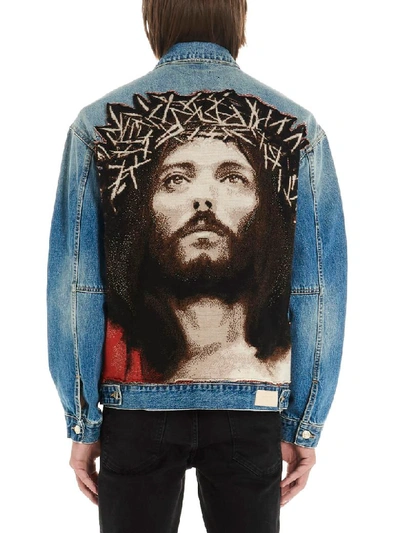 Shop Ih Nom Uh Nit Jesus Jacket In Blue