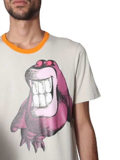 Shop Marni Round Neck T-shirt In Multicolor