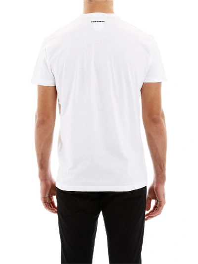 Shop Dsquared2 Bikerismo T-shirt In White (white)