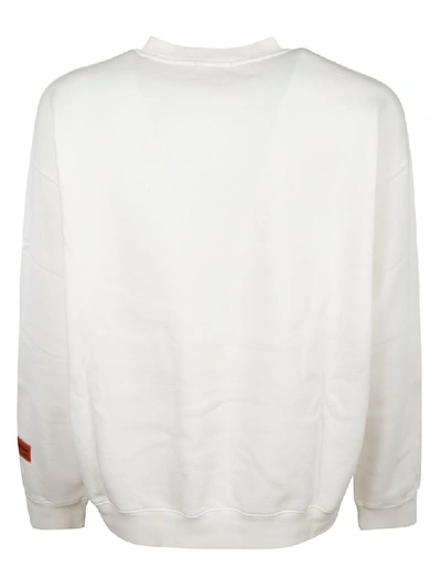 Shop Heron Preston Graphic Bird Print Sweatshirt In White