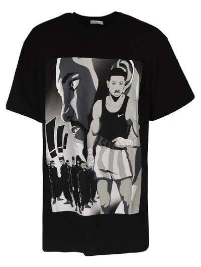 Shop Ih Nom Uh Nit Creed Print T-shirt In Black