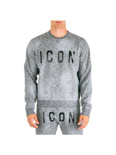 Shop Dsquared2 Icon Sweatshirt In Grigio