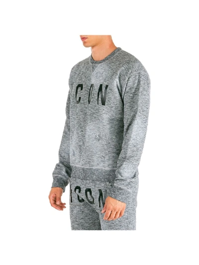 Shop Dsquared2 Icon Sweatshirt In Grigio