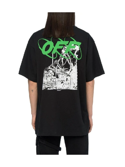 Shop Off-white Ruined Factory S/s Over Tee In Black White