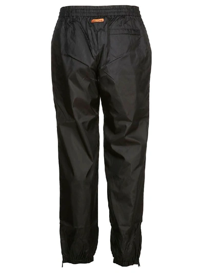 Shop Heron Preston Nylon Trackpants Dots In Black